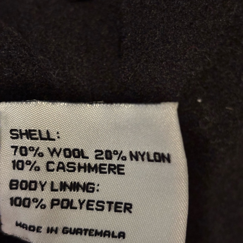 Larry Levine long Walking Coat, Black, Size 6 - Picture 6 of 6